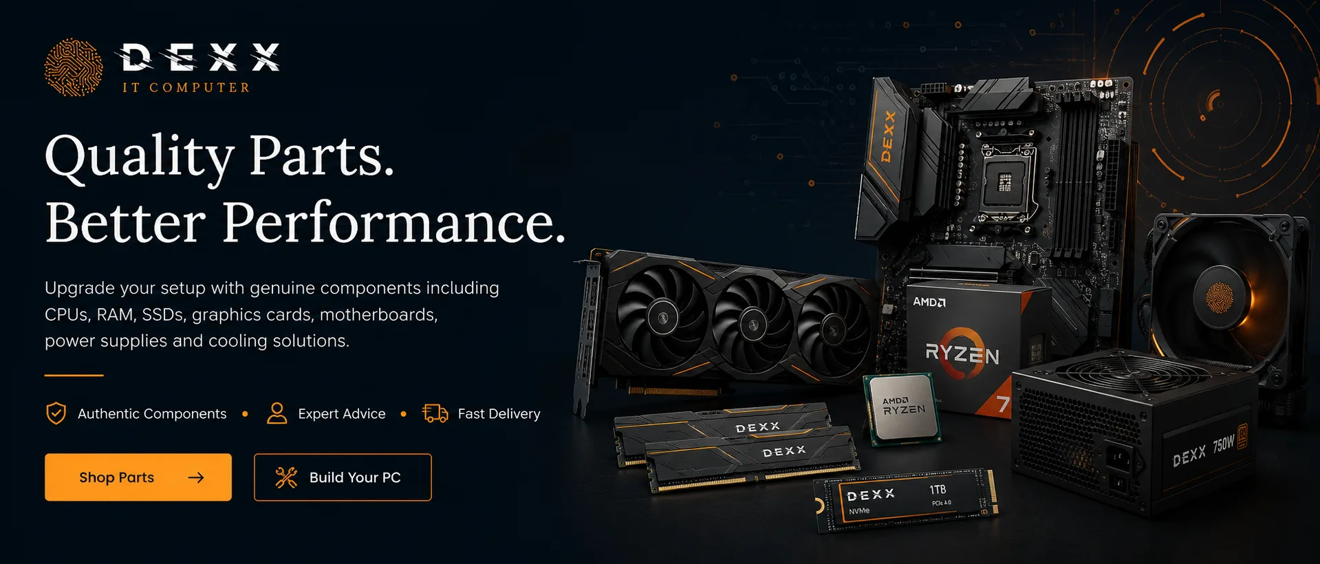 Dexx IT Computer - Quality Parts. Better Performance. - Genuine Hardware Mauritius